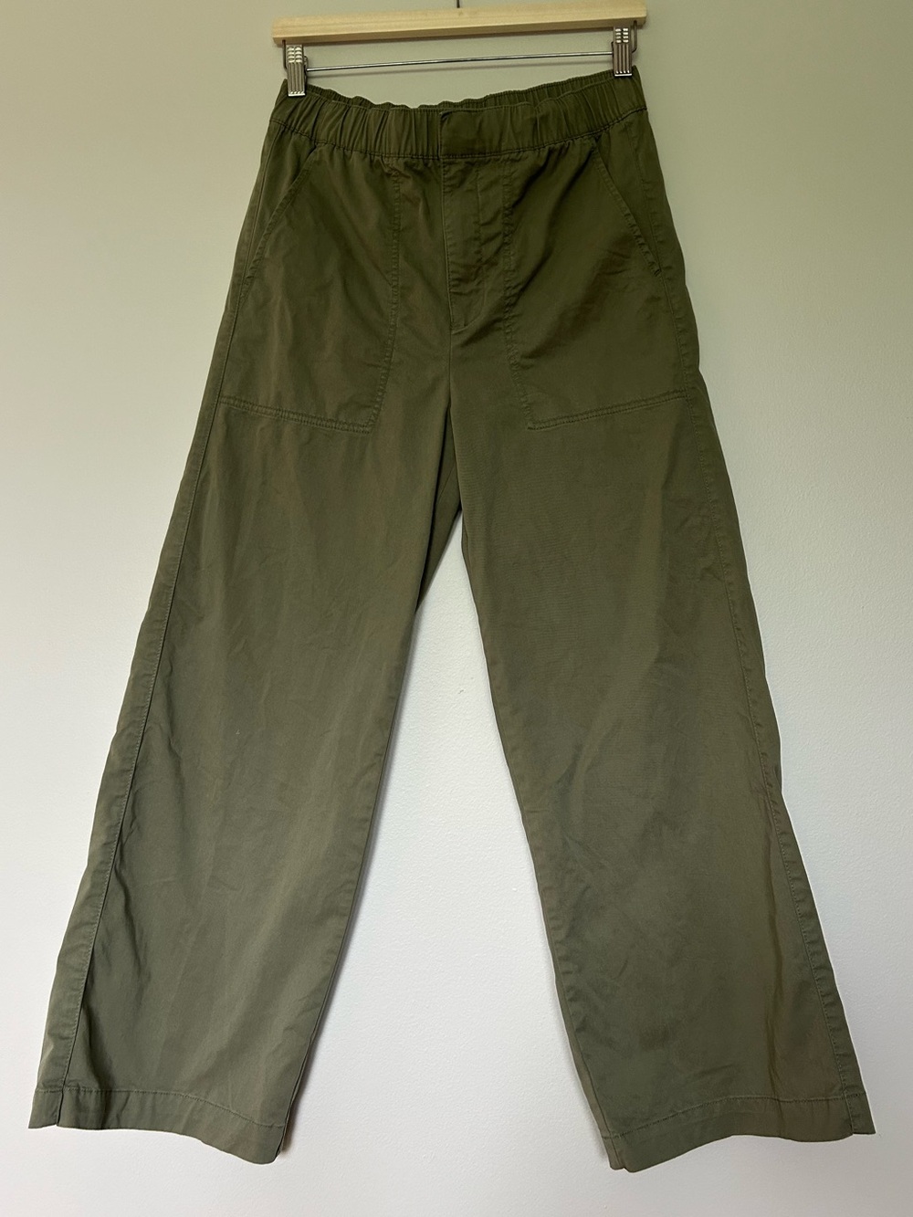 Gap Olive Green Women’s Wide-Leg Utility Pants